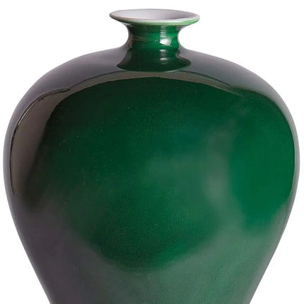 Port 68 Flavia Shiny Emerald 12 1/2" High Plum Vase Port 68
