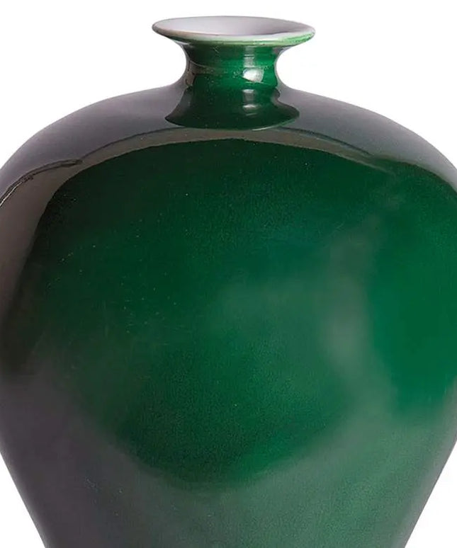 Port 68 Flavia Shiny Emerald 12 1/2" High Plum Vase Port 68