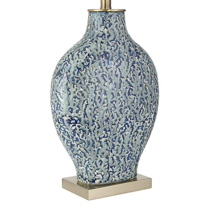 Possini Euro 29 1/2" High Victoria White and Blue Ceramic Table Lamp Possini Euro Design