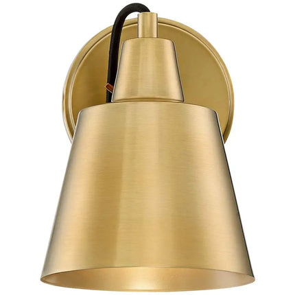 Possini Euro Capetown 8" High Warm Brass Swivel Wall Sconce Set of 2 Possini Euro Design