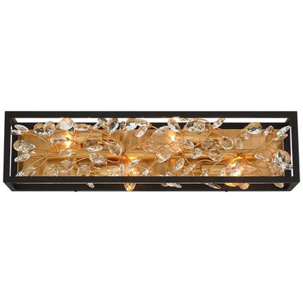 Possini Euro Carrine 24" High Black and Gold Bath Light Set of 2 Possini Euro Design