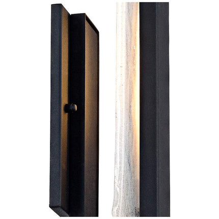 Possini Euro Cascadia 11 3/4" Black and Glass LED Sconces Set of 2