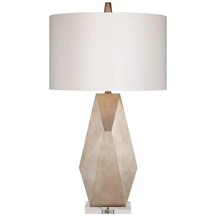Possini Euro Champagne Gold 32 1/2" Modern Geometric Table Lamp Possini Euro Design