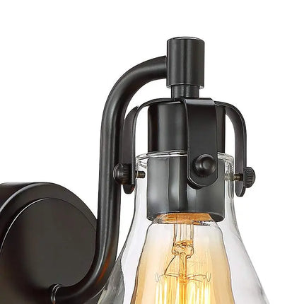 Possini Euro Cindy 8 1/2" High Bronze Beaker Wall Sconce Set of 2 Possini Euro Design