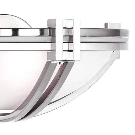 Possini Euro Deco Nickel 13 3/4" Wide Modern Wall Sconces Set of 2