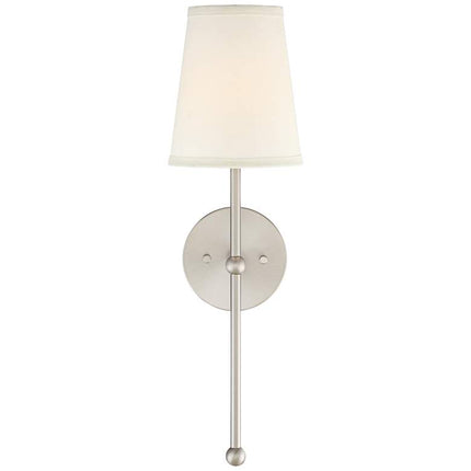 Possini Euro Elena 21" High Brushed Nickel Wall Sconce Set of 2