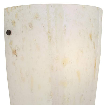 Possini Euro Emelle 13" High Amber Art Glass Wall Sconce Set of 2