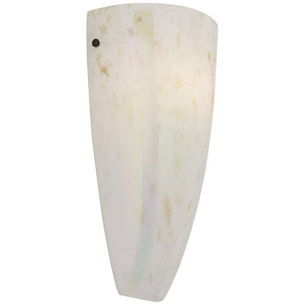 Possini Euro Emelle 13" High Amber Art Glass Wall Sconce Set of 2