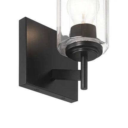 Possini Euro Evette 9 1/4" High Black Wall Sconce Set of 2 Possini Euro Design