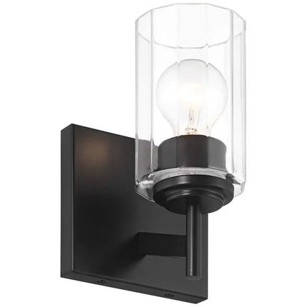 Possini Euro Evette 9 1/4" High Black Wall Sconce Set of 2 Possini Euro Design