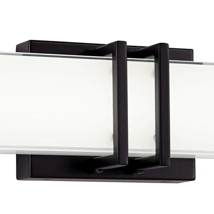 Possini Euro Exeter 24" High Black LED Bathroom Vanity Light Set of 2 Possini Euro Design