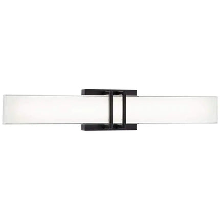 Possini Euro Exeter 24" High Black LED Bathroom Vanity Light Set of 2 Possini Euro Design