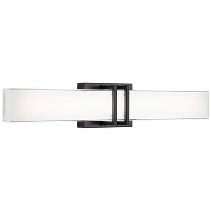 Possini Euro Exeter 24" High Black LED Bathroom Vanity Light Set of 2 Possini Euro Design