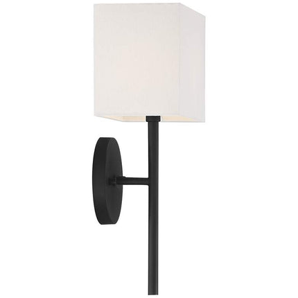 Possini Euro Favreau 16 1/4" High Black Wall Sconce Set of 2