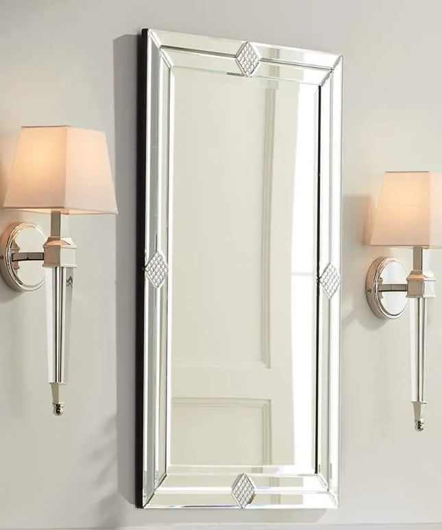 Possini Euro Irene 20 3/4" High Polished Nickel Wall Sconce Set of 2 Possini Euro Design