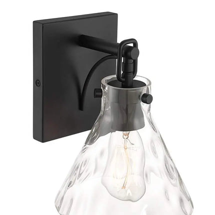 Possini Euro Ishii 9 1/4" Wide Matte Black Wall Sconce Set of 2 Possini Euro Design