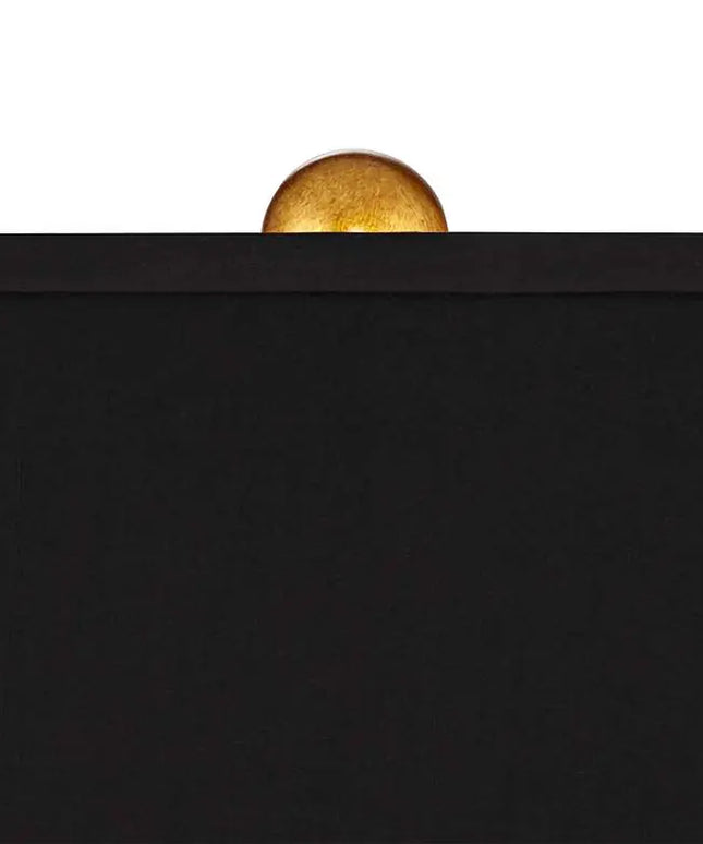 Possini Euro Judith 28 3/4" Open Keyhole Black and Gold Table Lamp Possini Euro Design
