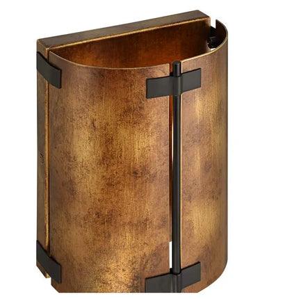 Possini Euro Julian 8 1/4"H Rustic Bronze Metal Wall Sconce Set of 2 Possini Euro Design