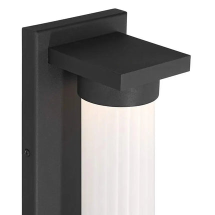 Possini Euro Kathleen 14" High Sand Black LED Wall Sconce Set of 2 Possini Euro Design