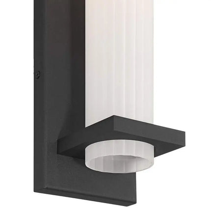 Possini Euro Kathleen 14" High Sand Black LED Wall Sconce Set of 2 Possini Euro Design