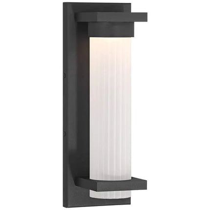 Possini Euro Kathleen 14" High Sand Black LED Wall Sconce Set of 2 Possini Euro Design