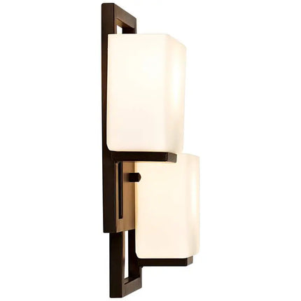 Possini Euro Lighting on the Square 15.5" Bronze Wall Sconces Set of 2