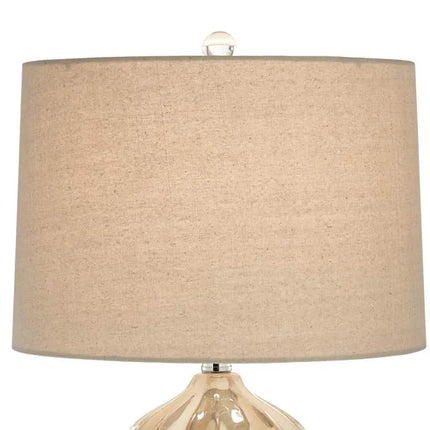 Possini Euro Loren Ivory Handcrafted Modern Ceramic Table Lamps Set of 2 Possini Euro Design