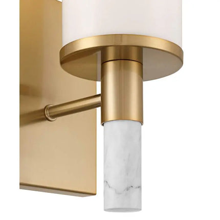 Possini Euro Lucius 11"H Soft Gold & Marble Wall Sconce Set of 2