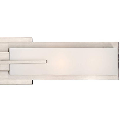 Possini Euro Midtown 23 1/2" High Satin Nickel Bath Light Set of 2