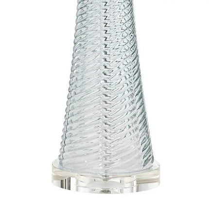 Possini Euro Miriam 28 1/2" Swirl Blue Glass Coastal Lamps Set of 2 Possini Euro Design