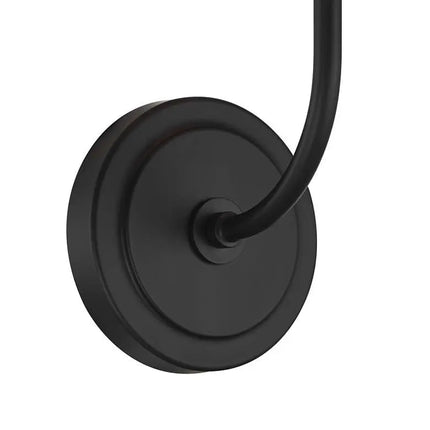 Possini Euro Nina 14" High Matte Black Wall Sconce Set of 2 Possini Euro Design