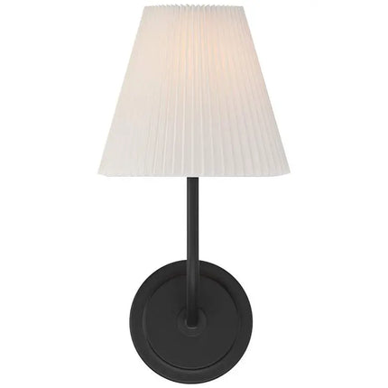 Possini Euro Nina 14" High Matte Black Wall Sconce Set of 2 Possini Euro Design