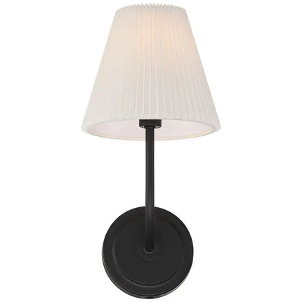 Possini Euro Nina 14" High Matte Black Wall Sconce Set of 2 Possini Euro Design