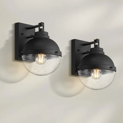 Possini Euro Sargasso 11" Sand Black Wall Sconce Set of 2 Possini Euro Design