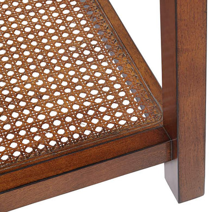 Powell 22" Wide Brown Wood Side Table