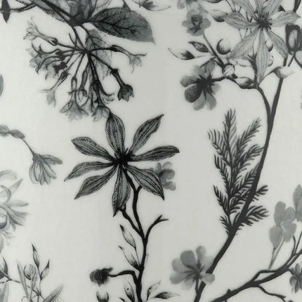 Prentiss 14" High Black and White Ceramic Decorative Vase Franklin Iron Works