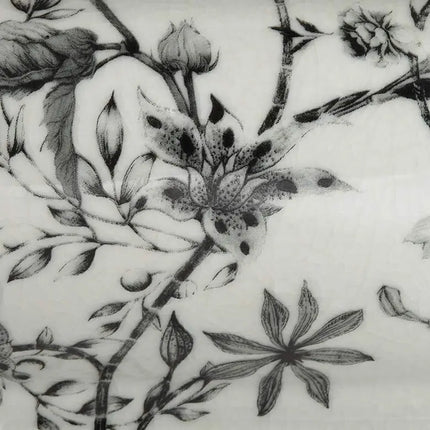 Prentiss 7 1/4" High Black and White Ceramic Ginger Jar with Lid Dahlia Studios