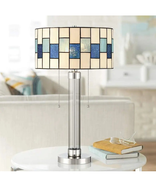 Robert Louis Tiffany Andra 24 1/2" High Art Glass Table Lamp