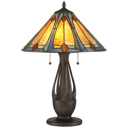 Robert Louis Tiffany Gerald 23" Arts and Crafts Glass Table Lamp