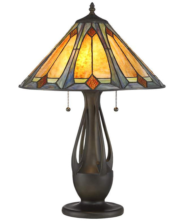 Robert Louis Tiffany Gerald 23" Arts and Crafts Glass Table Lamp