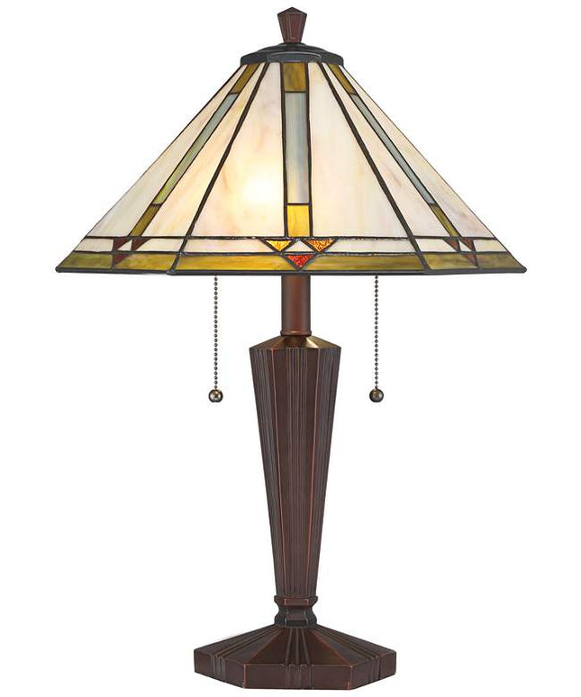 Robert Louis Tiffany Landford 22 1/2" Arts-Crafts Accent Table Lamp