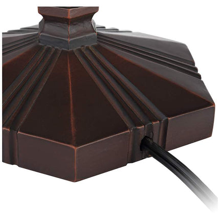 Robert Louis Tiffany Landford 22 1/2" Arts-Crafts Accent Table Lamp