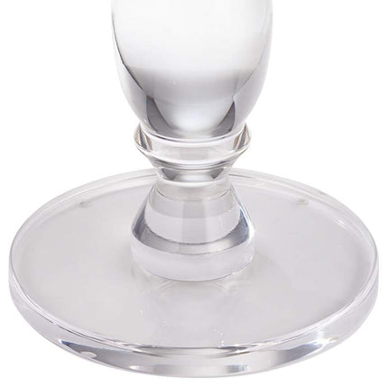 Rosaline 13 1/4" Wide Clear Acrylic Pedestal Side Table