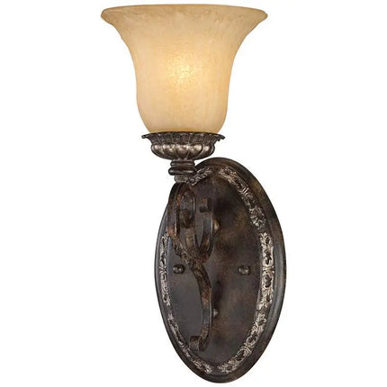 San Marino Bronze and Gold 14 1/2" High Wall Sconce Set of 2 John Timberland