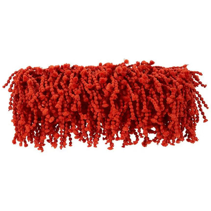 Shag Orange Skinny Fugga 20" x 5" Lumbar Throw Pillow Vision