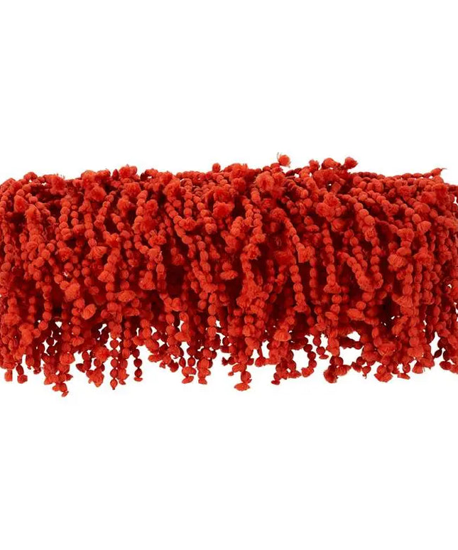 Shag Orange Skinny Fugga 20" x 5" Lumbar Throw Pillow Vision