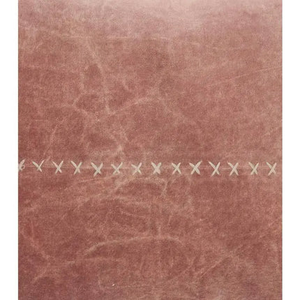 Sofia Blush Stitch Velvet Frills 22"x14" Throw Pillow Vision