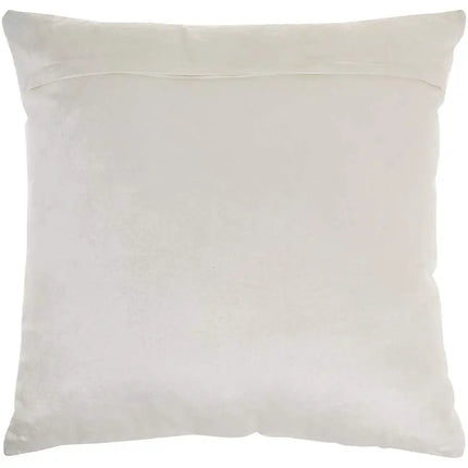 Sofia Ivory Beaded Stripes 20" Square Throw Pillow Vision