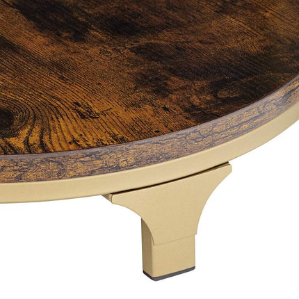 Studio 55D Keanu 15 1/4" Wide Light Bronze 3 Tier Side Table