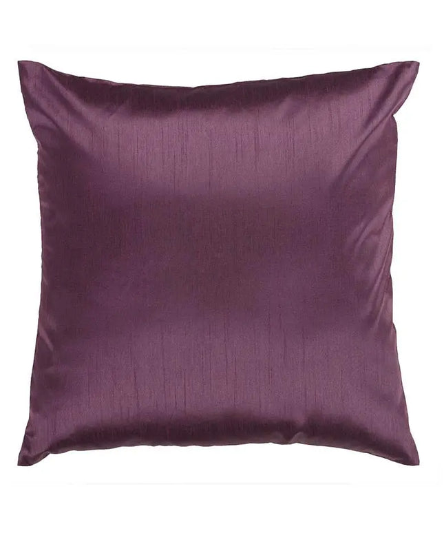 Surya 18" Square Plum Purple Throw Pillow Vision